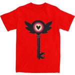 Men Hotel Key T-shirt Hell Demon Short Sleeve Hazbin Staff Key Costume