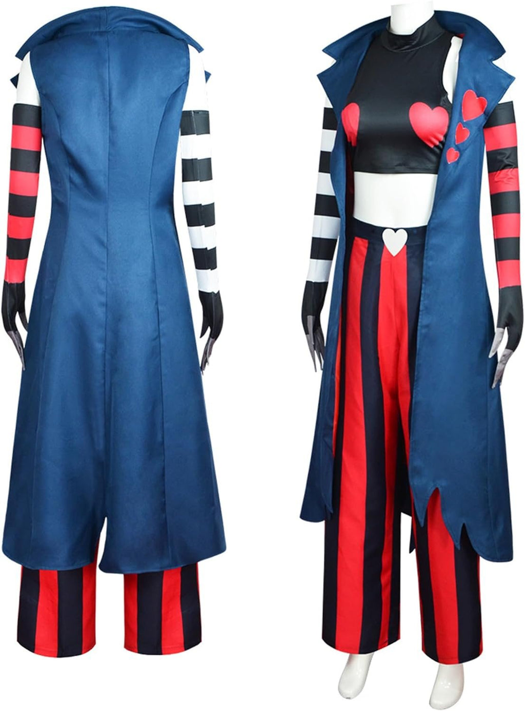 Velvette Cosplay Costume Hotel Angel Dust Uniform Helluva Boss Outfit Halloween Jacket