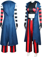 Velvette Cosplay Costume Hotel Angel Dust Uniform Helluva Boss Outfit Halloween Jacket