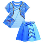 Kids Chloe Charming T-shirt and Skirt Girls Summer Costume for Daily Wear
