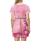 Adult Queen of Hearts Red Princess Dress for Halloween Carnival