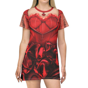 Adult Queen of Hearts The Rise of Red Princess Dress for Halloween Carnival