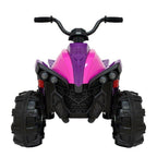 12V Ride On ATV with Low & High Speed Childs Ride-on Car w/ Bluetooth Music and LED Lights Girls Ride-On Toys