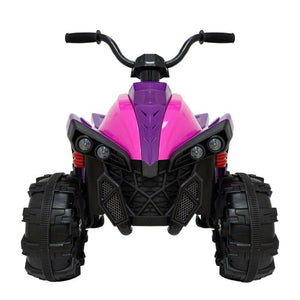 12V Ride On ATV with Low & High Speed Childs Ride-on Car w/ Bluetooth Music and LED Lights Girls Ride-On Toys