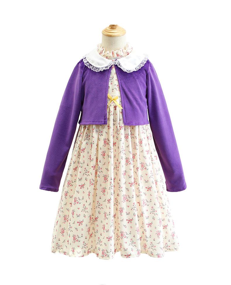Girls 100 Days of School Old Lady Costume Grandma Cosplay Outfit Dress –  Sun Baby