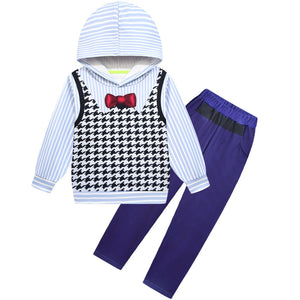 Kids Fear Costume Hoodie Pants and Mask 3pcs Suit Casual Sweatshirt for Daily Wear