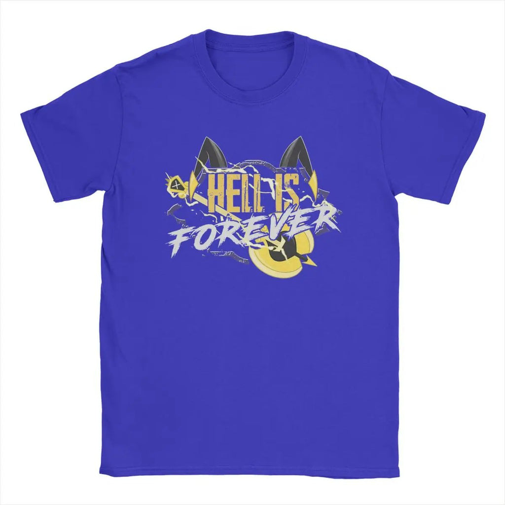 Adult Hell Is Forever T-Shirts Casual Men O Neck Pure Cotton Short Sleeve Tee Shirt Summer Tops