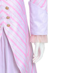 Women Glinda Costume Pink Glinda Top Shirt and Dress Suit for Cosplay