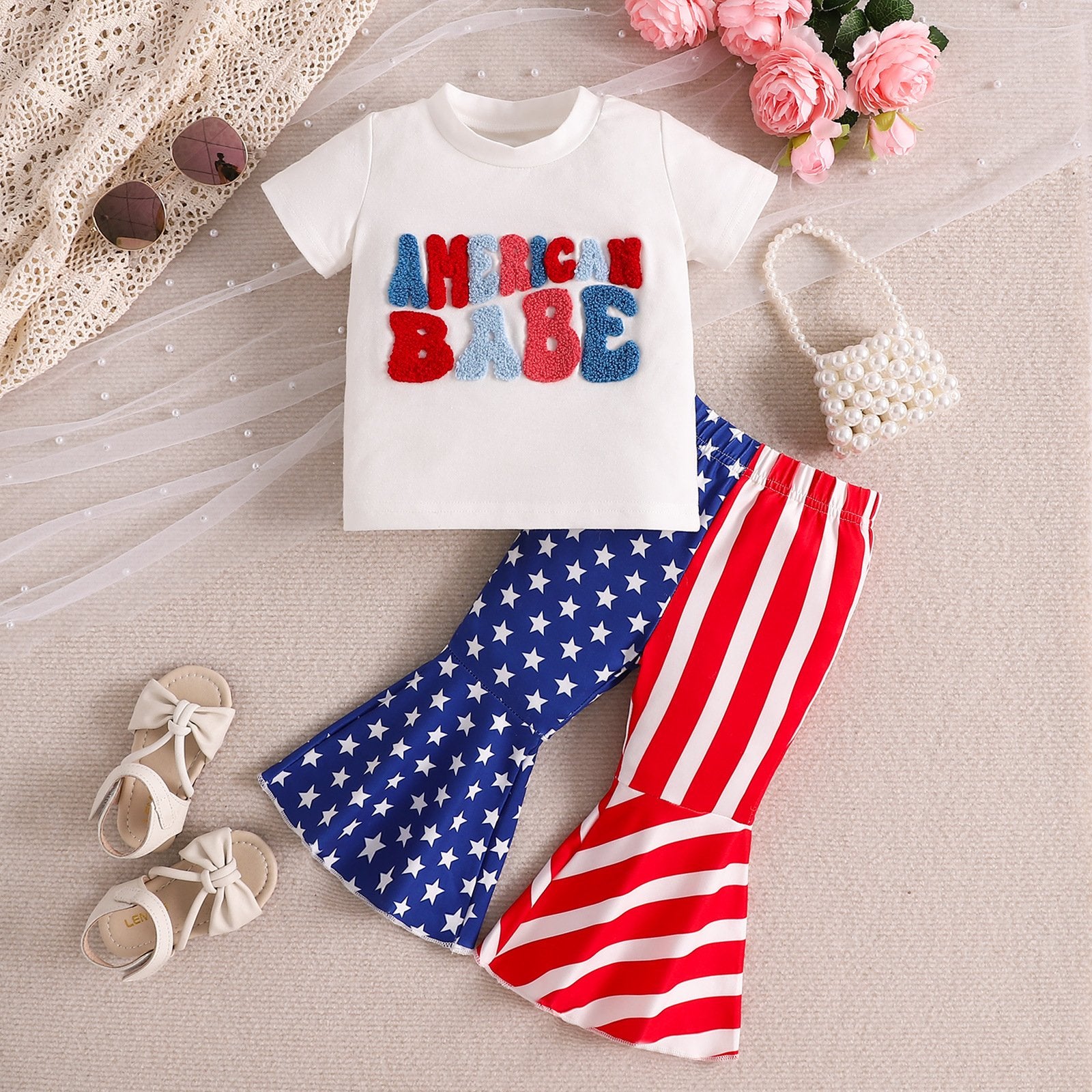 fourth of july infant dress Baby Girl 4th Outfit Newborn USA Independence Day T-shirt and – Sun Baby 4th of July pageants Miss Americana 🇺🇸❤️ This dress