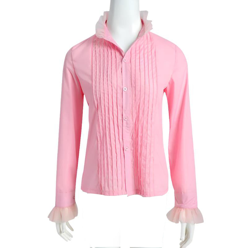 Women Glinda Costume Pink Glinda Top Shirt and Dress Suit for Cosplay