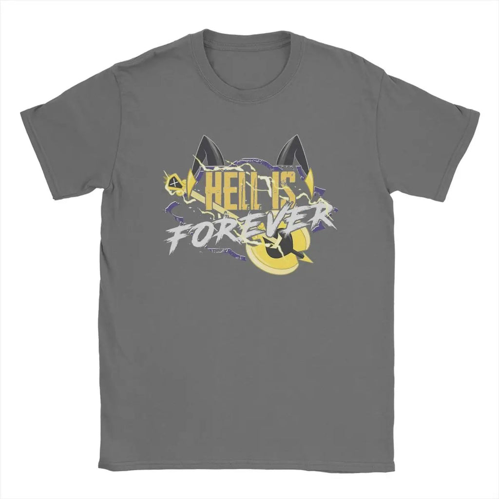 Adult Hell Is Forever T-Shirts Casual Men O Neck Pure Cotton Short Sleeve Tee Shirt Summer Tops