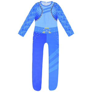 Kids Chloe Charming Jumpsuit with Gloves The Rise Red Blue Outfit for Carnival