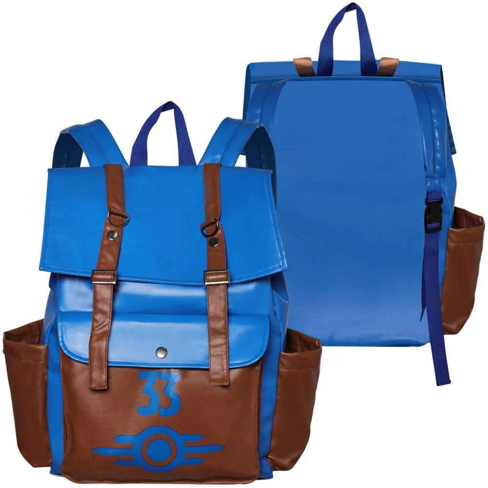 Lucy Cosplay Backpack Large Capacity Vault 33 Shoulders Bag Unisex Cosplay Accessories Props