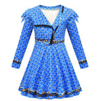 Girls Chloe Dress Blue Chloe Cosplay Outfit Halloween Costume