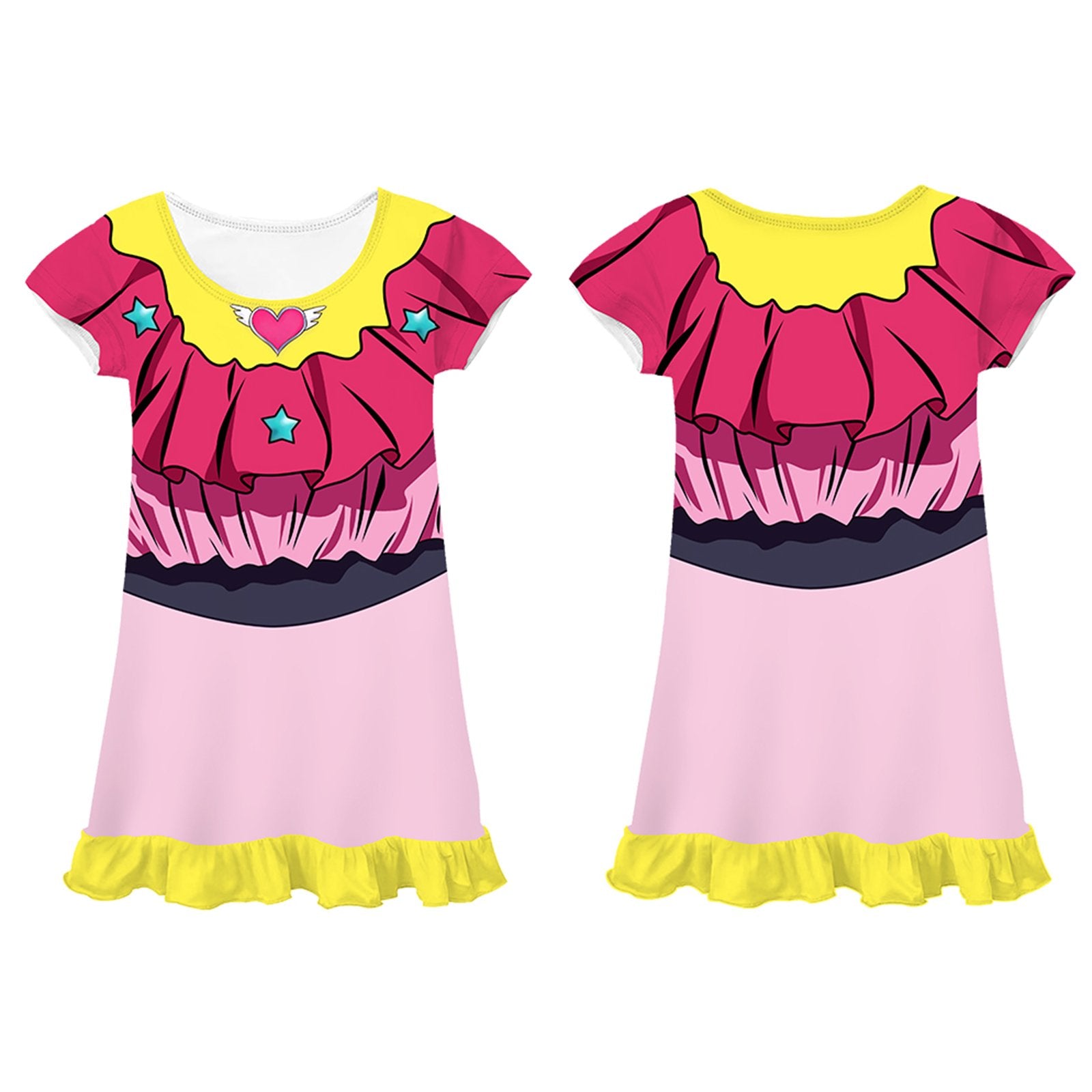 Ai Hoshino Outfit Oshi no Ko Costume Hooded Zip Up Jacket Hoshino Ai Shirt Dress and Hoodie for Kids Adults