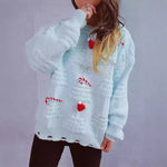 Female Christmas Sweater Warm Xmas Party Outfit Cute Holiday Costume for Women