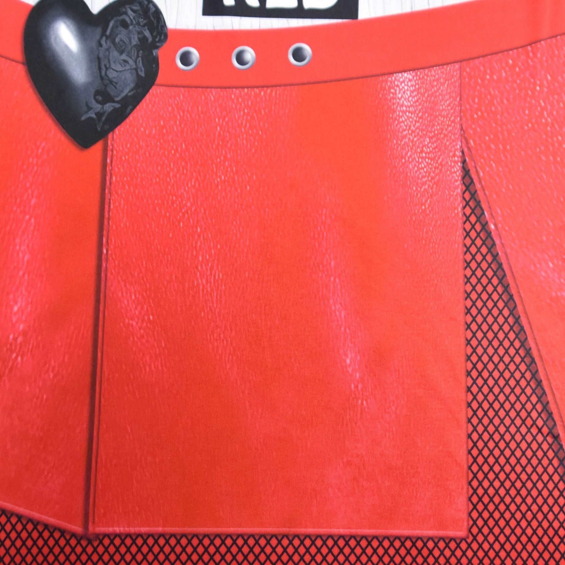 Girls Princess Dress 2024 Movie Red Costume with Long Red Wig for Dress Up Party