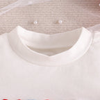 Baby Girl 4th of July Outfit Newborn USA Independence Day T-shirt and Flared Pants Suit