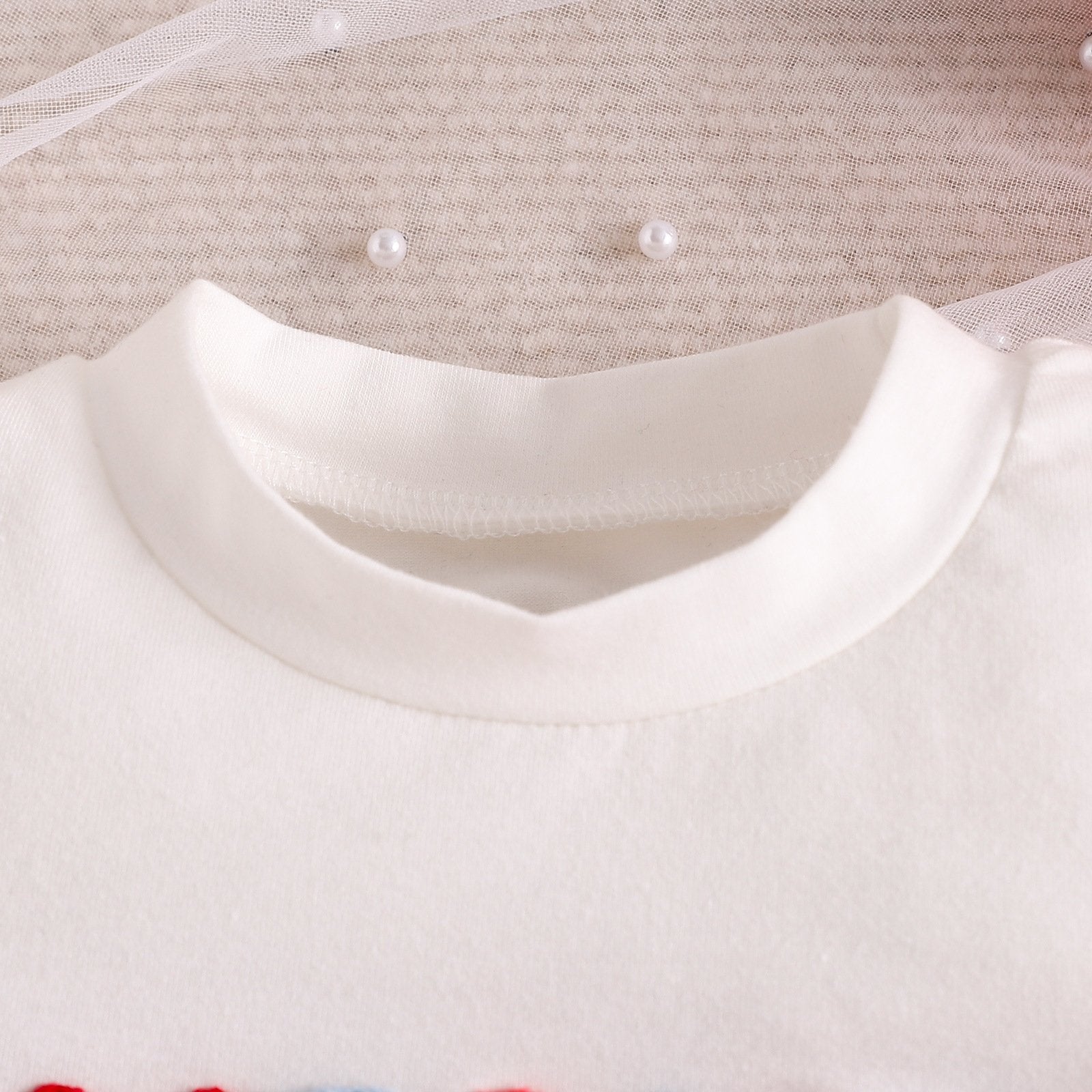 Baby Girl 4th of July Outfit Newborn USA Independence Day T-shirt and Flared Pants Suit