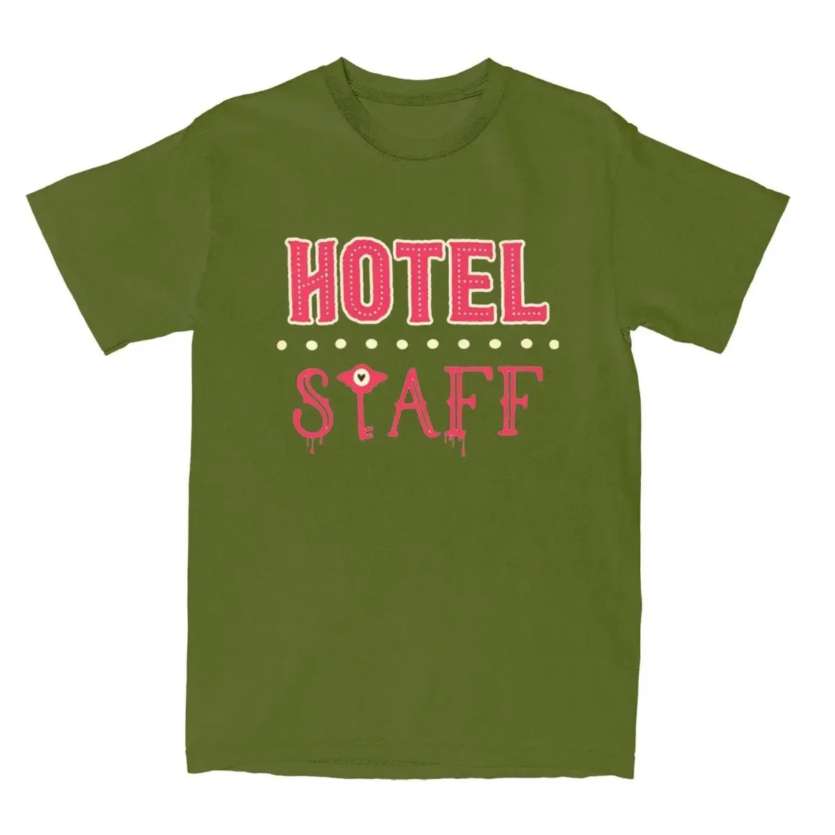 Adult Hotel Staff T-Shirt Men Women Unisex Merch Shirt Casual Short Sleeve