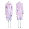 Women Glinda Costume Pink Glinda Top Shirt and Dress Suit for Cosplay