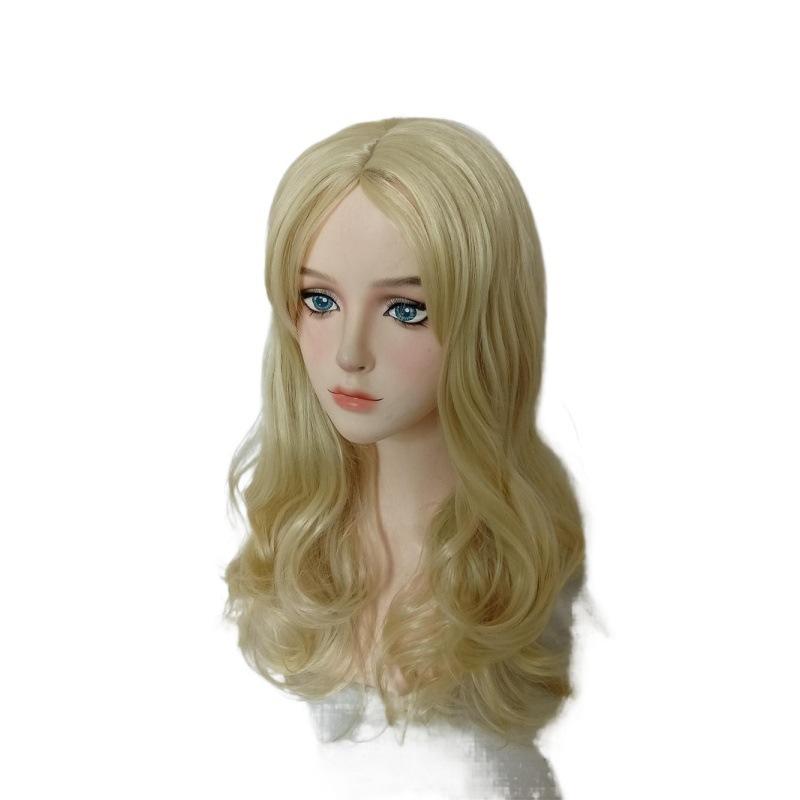 Black Elphaba Wig and Blonde Glinda Wig Soft Synthetic Cosplay Wigs