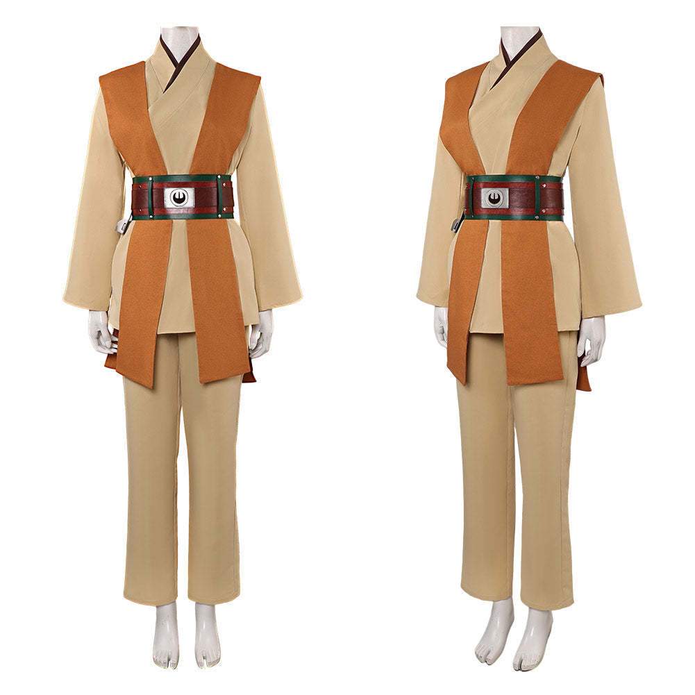 Adult Master Sol Costume 2024 SW Knight Outfit Tunic Robe Pants Full Set for Halloween Party