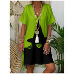 Wicked Elphaba Costume Women Long Casual Elphaba Dress Cosplay Outfit