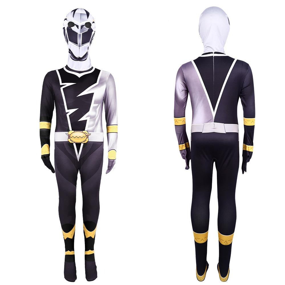 Childrens Dino Rangers Costume Pink Fury Ranger Cosplay Outfit Jumpsuit with Helmet Suit for Halloween