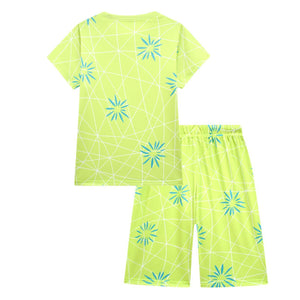 Kids Joy Shirt and Shorts 2pcs Suit Inside 2 Movie Joy Cosplay Costume for Summer