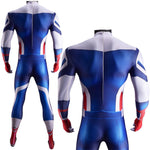 Captain Superhero Costume Adults Avenger Jumpsuit Cosplay Outfit