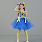Kids Costumes Yellow and Purple Tutu Dress with Iconic Goggles