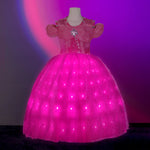 Aurora Costumes Princess Light Up Dress Girls Aurora LED Party Dress Birthday Dress
