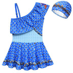Girls Swimwear Chloe Charming Swimsuit for Kids 4-12 Years