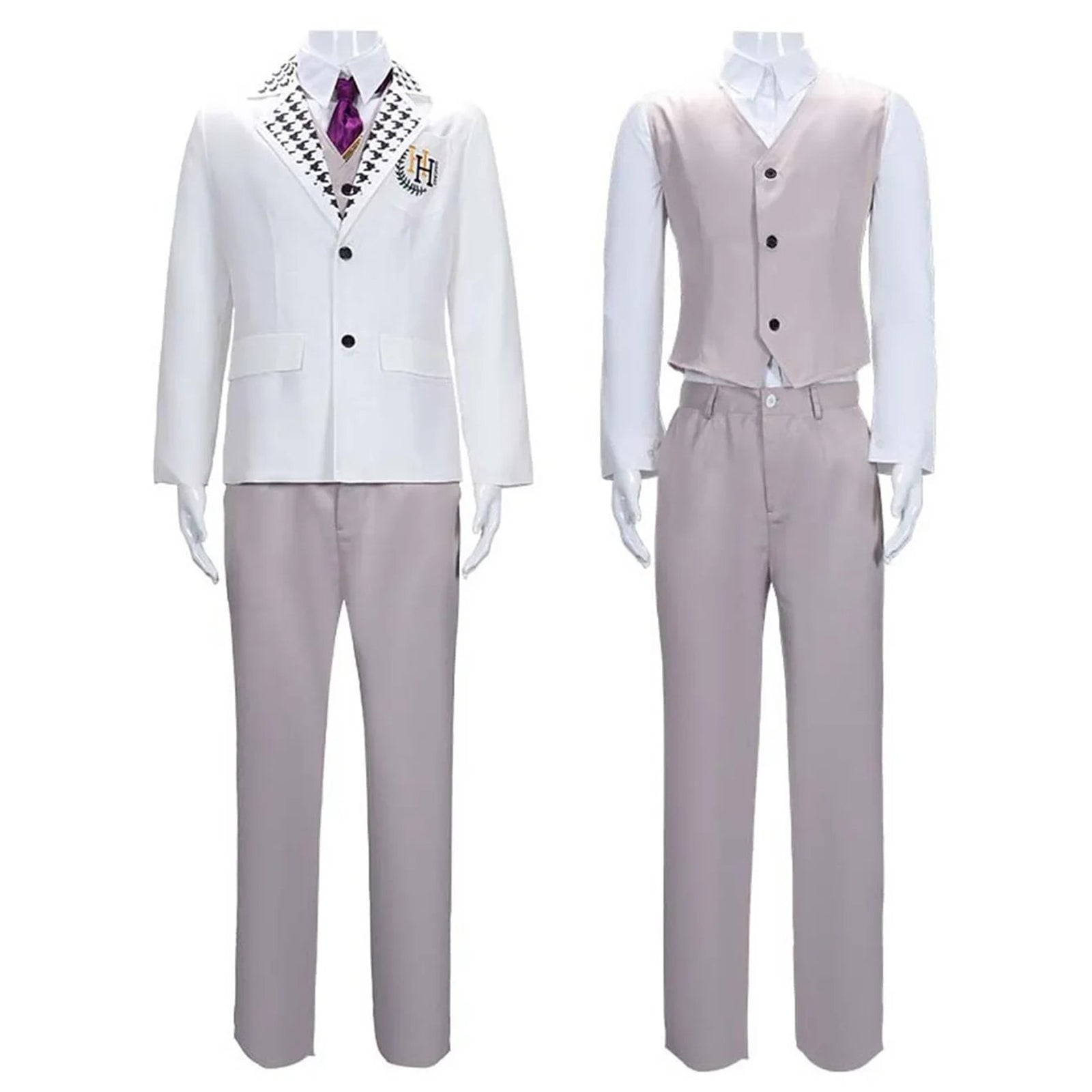 Reo Mikage School Uniform Halloween Cosplay Costume Adult Men Women White Suit