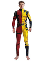 Adult Deady Pool James Howlett Costume Unisex Halloween Dress Up Suit for Female and Male