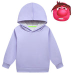 Kids Embarassment Sweat Suit Hooded Sweatshirt Pants and Mask for Cosplay