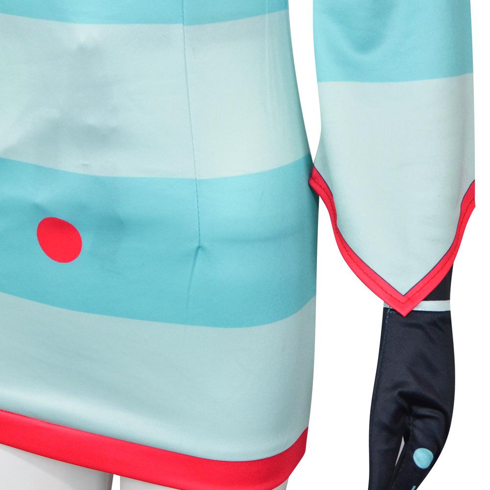 Fizzarolli Costume Women Fizzarolli Clown Cosplay Dress With Hat And Stockings Halloween Costume