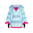 Lady Fizzarolli Costume Fizz Blue Dress with Gloves and Stockings Party Cosplay Halloween Costume