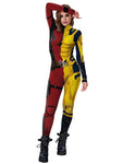 Adult Deady Pool James Howlett Costume Unisex Halloween Dress Up Suit for Female and Male