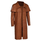 NCR Ranger Cosplay Costume Veteran Ranger Outfit A7 Military Faux Leather Coat and Helmet