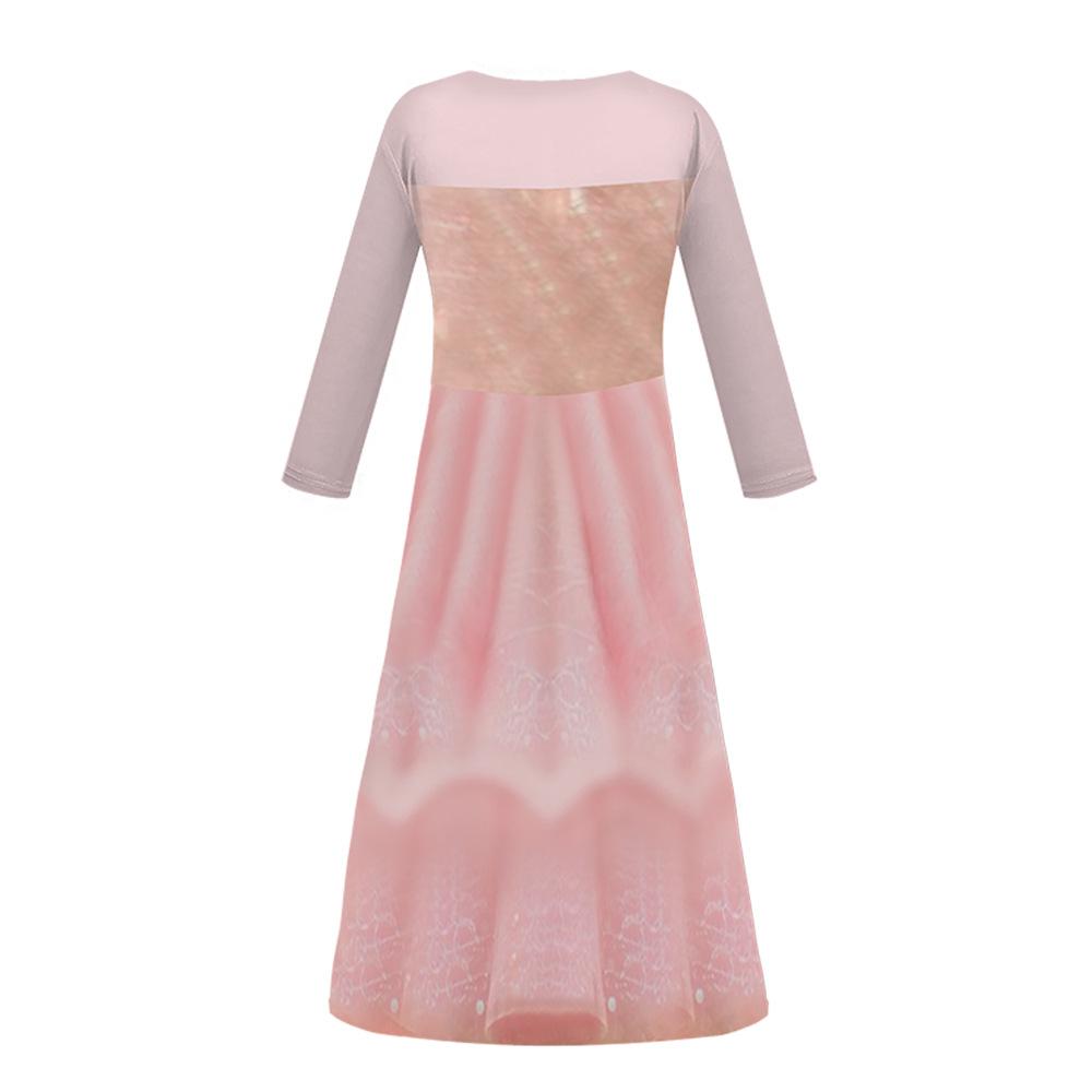 Kids Glinda Dress Pink Glinda Cosplay Costume for Halloween and Pary Dress Up