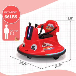 12V Kids Ride on Car 360° Spinning Electric Vehicle with Remote Control MP3