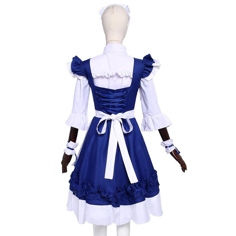 Women FF14 Csilla Beleth Maid Costume Game FFXIV Cosplay Uniform Dress and Accessories Full Set