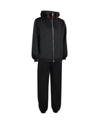 Yuji Tracksuit Black Zip-up Hoodie and Joggers 2pcs Suit for Cosplay Daily Wear