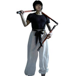 Toji Cosplay Outfit Toji Fushiguro Costume Includes Shirt and Pants With Black Belt Cosplay Full Set