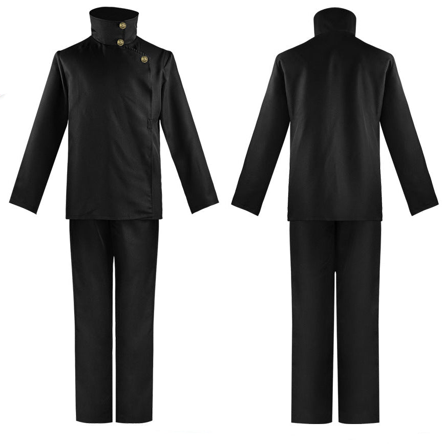 Adult Satoru Costume Megumi Yuji Nobara Toge Halloween Cosplay Uniform Full Set