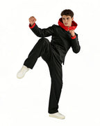 Adult Yuji Costume Black Cosplay Uniform Jacket and Pants Full Set