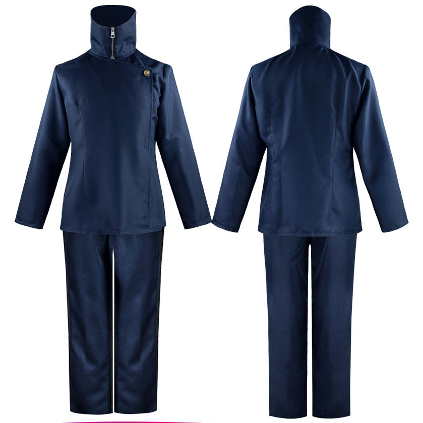 Adult Satoru Costume Megumi Yuji Nobara Toge Halloween Cosplay Uniform Full Set