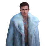 Ken Faux Fur Coat Genuine Men's Thick Fleece Long Sleeve Coats Barbiecoare Ryan Gosling Cosplay Costume